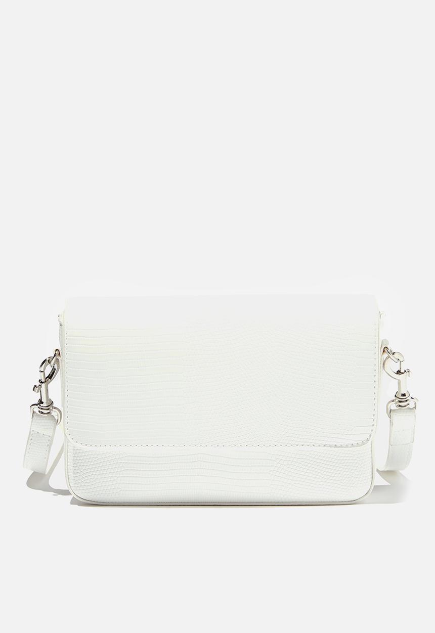 Rubi - Lexi cross body bag - white mini texture