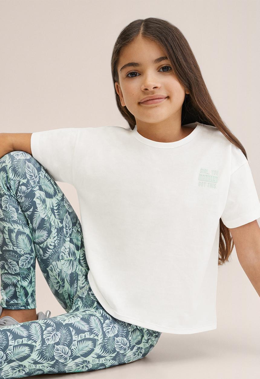 MANGO - T-shirt holly - white