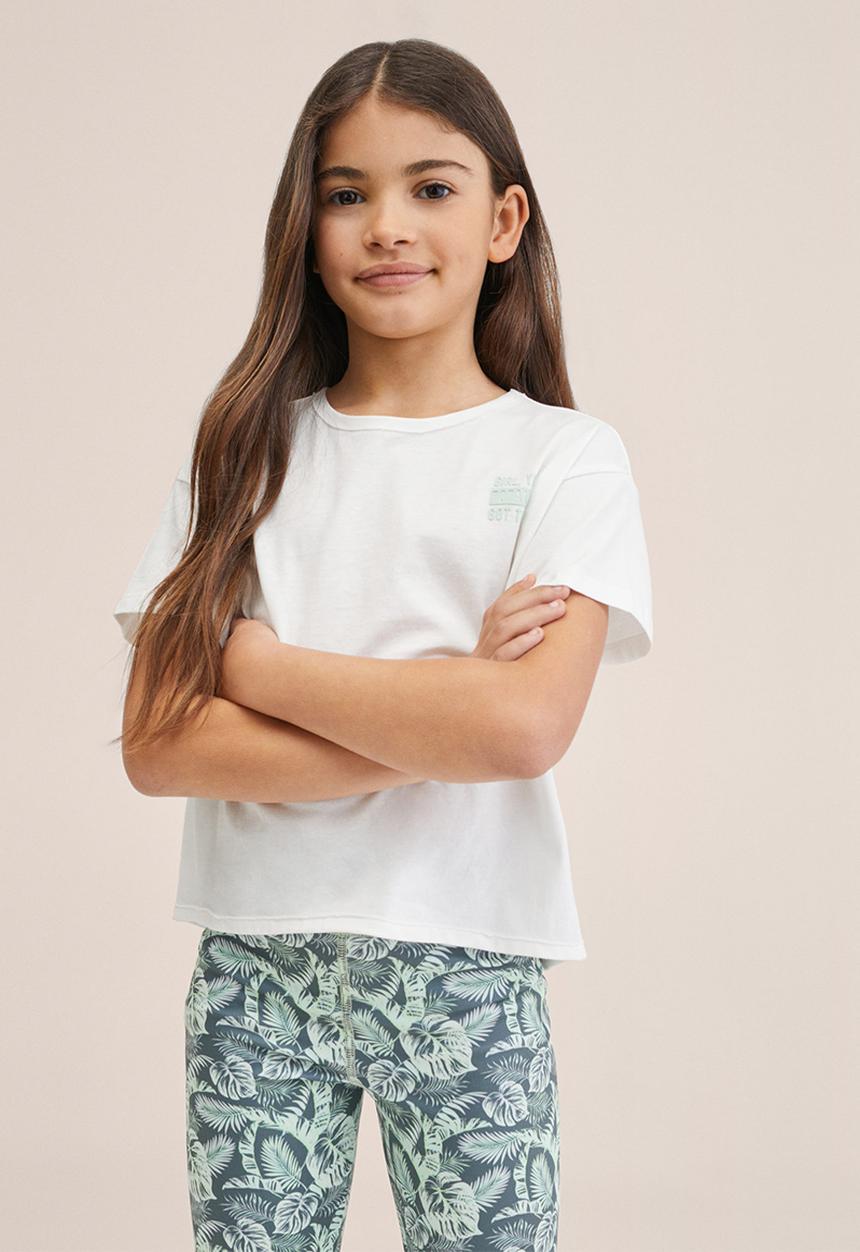 MANGO - T-shirt holly - white