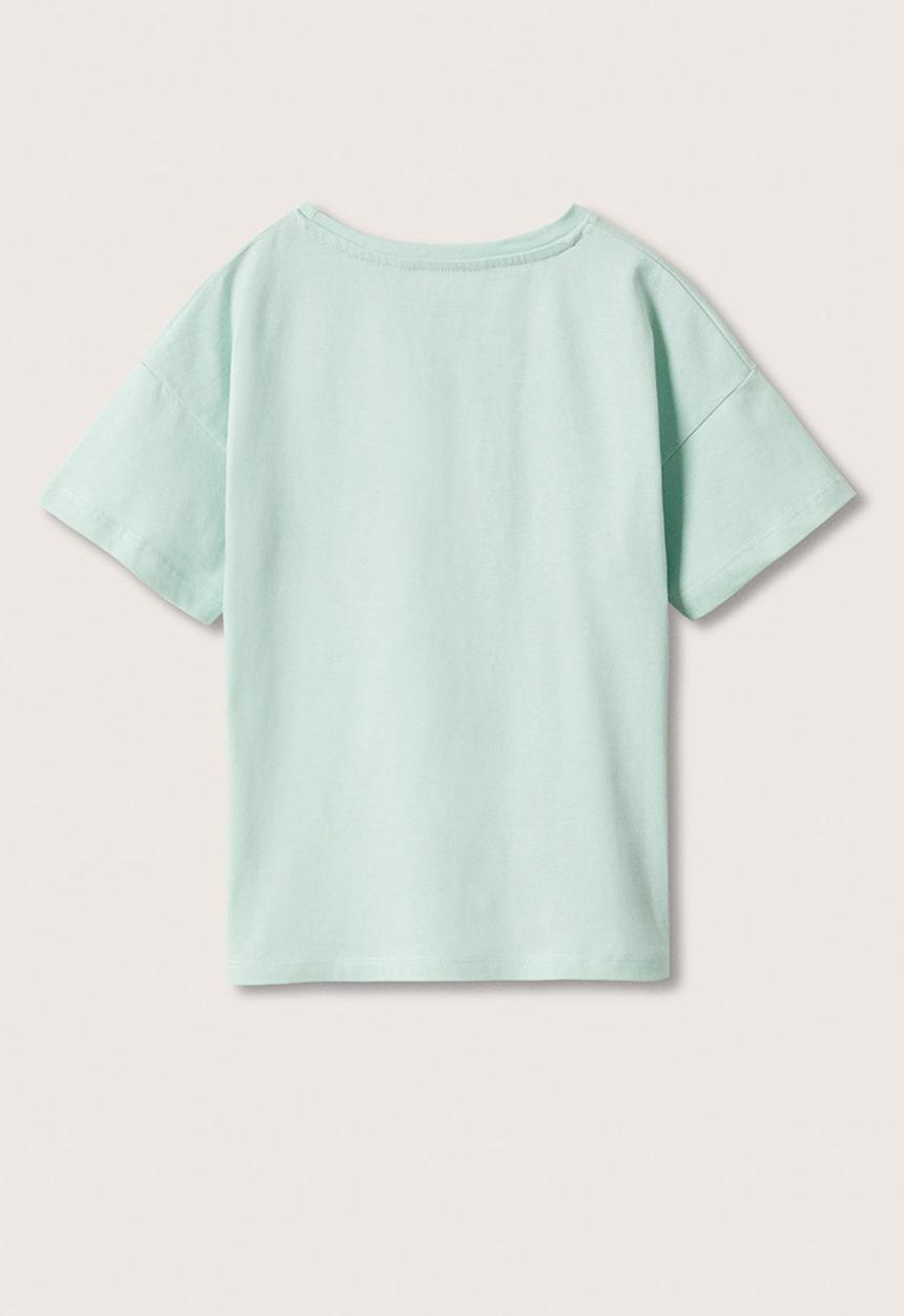 MANGO - T-shirt market  - green