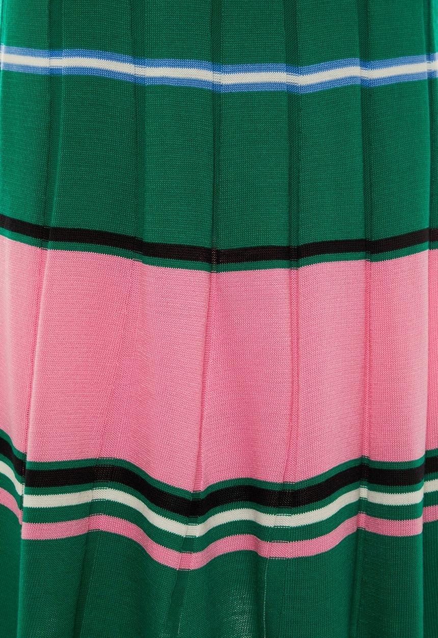 Trendyol - Color block knit midi skirt - multi