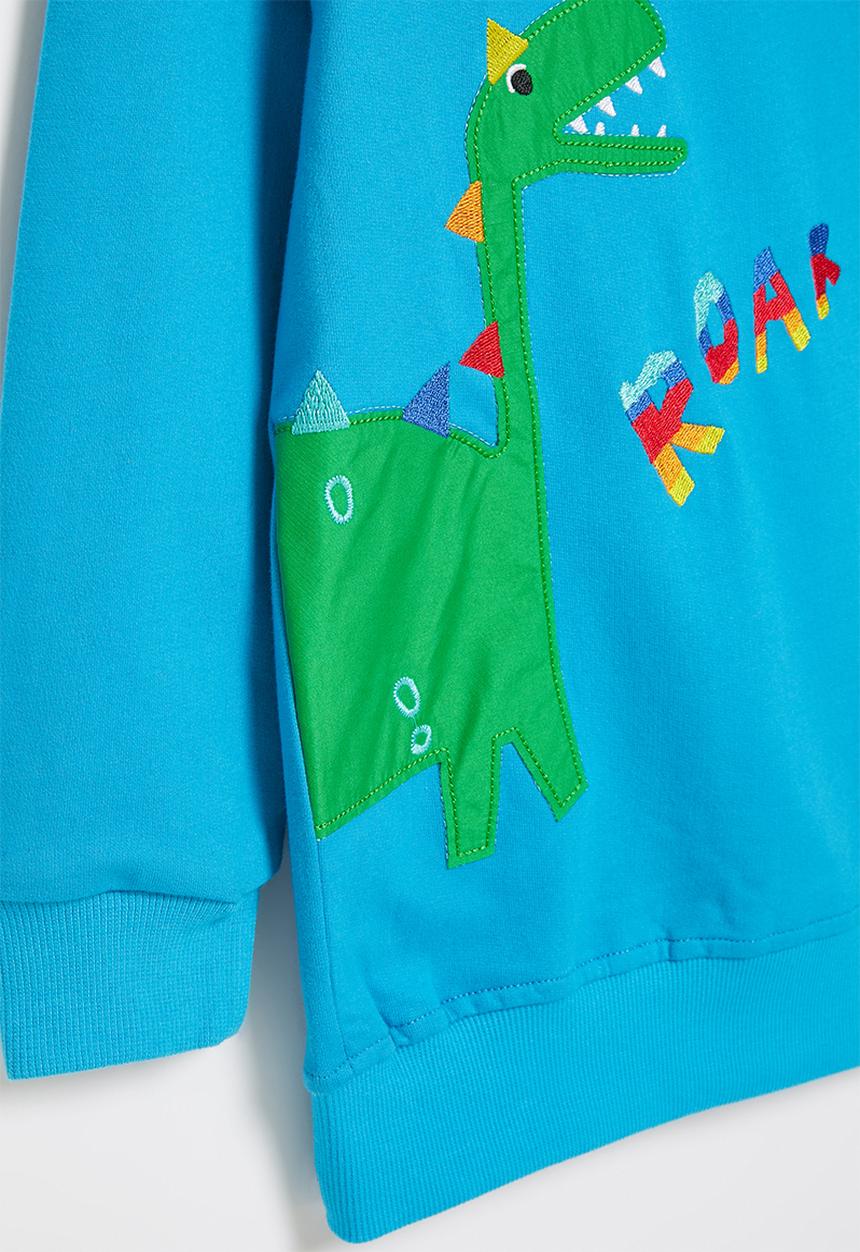 Pop Candy - Boys graphic sweatshirt - blue & green