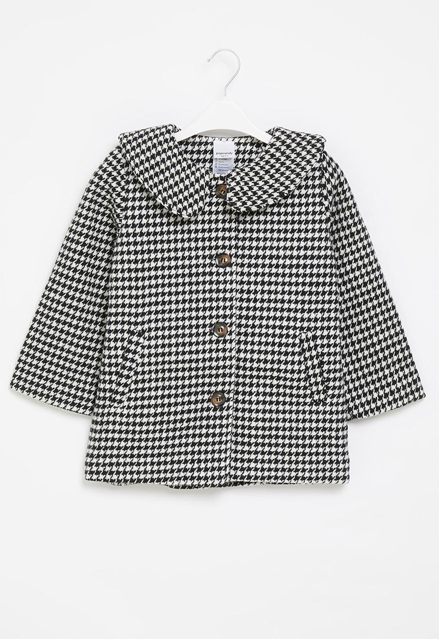Pop Candy - Girls coat - black & white