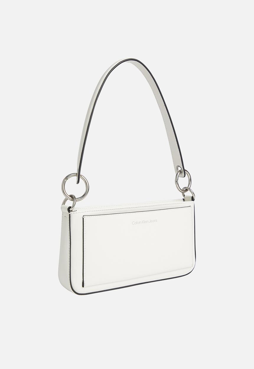 Calvin Klein - Sculpted shoulder pouch two tone - warm white