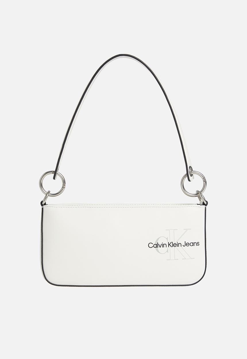 Calvin Klein - Sculpted shoulder pouch two tone - warm white