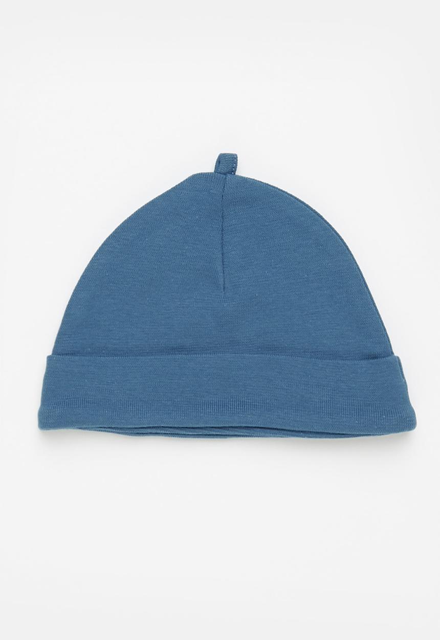 Pop Candy - Boys 2 pack beanie set - sage & blue