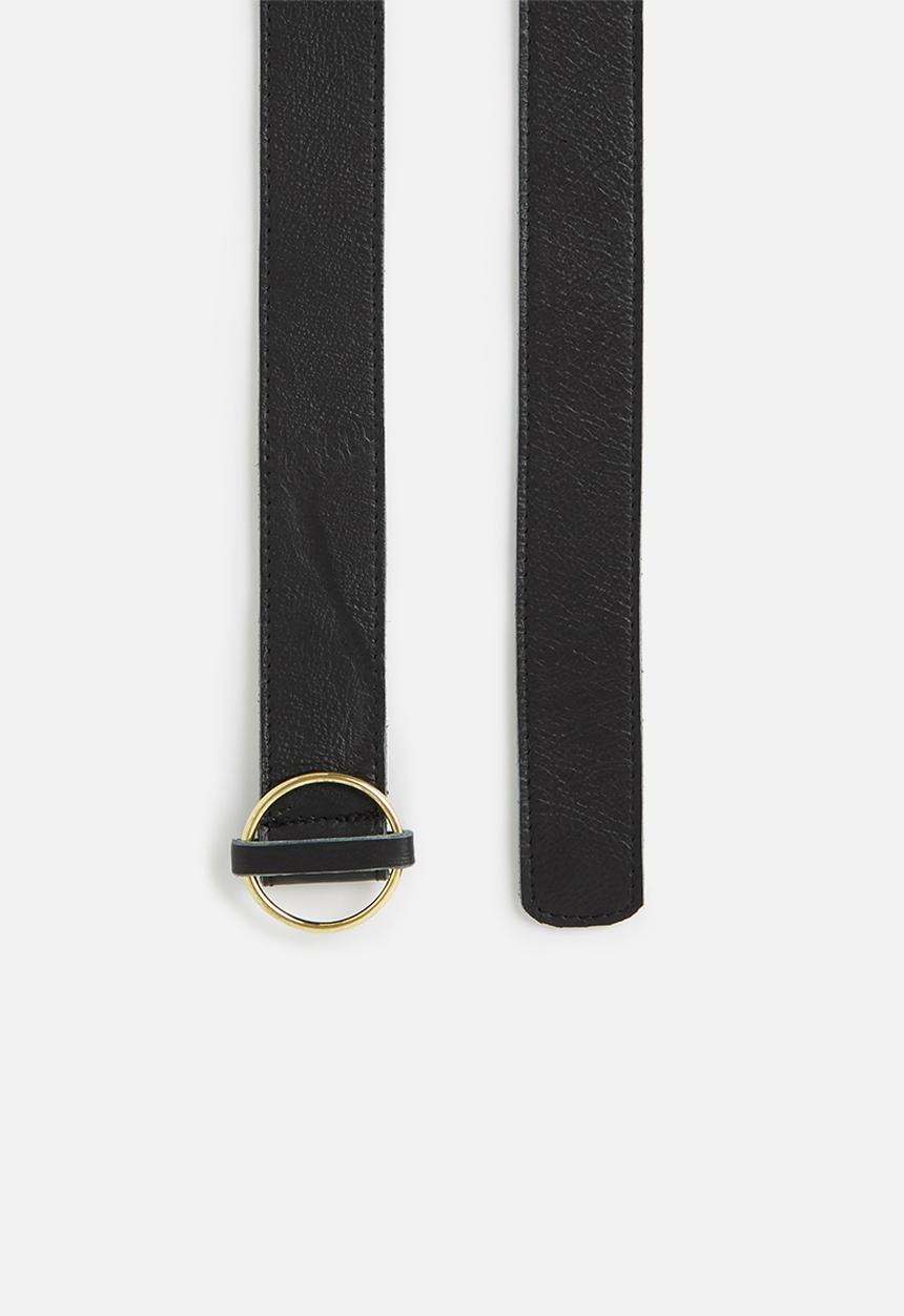 Superbalist - Larna leather waist belt - black