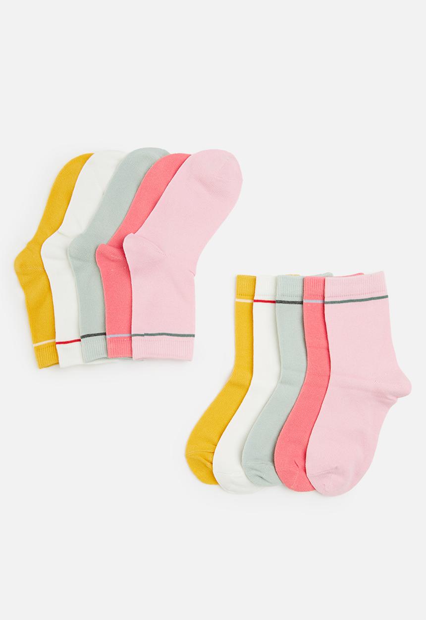Pop Candy - Girls 5 pack socks - multi