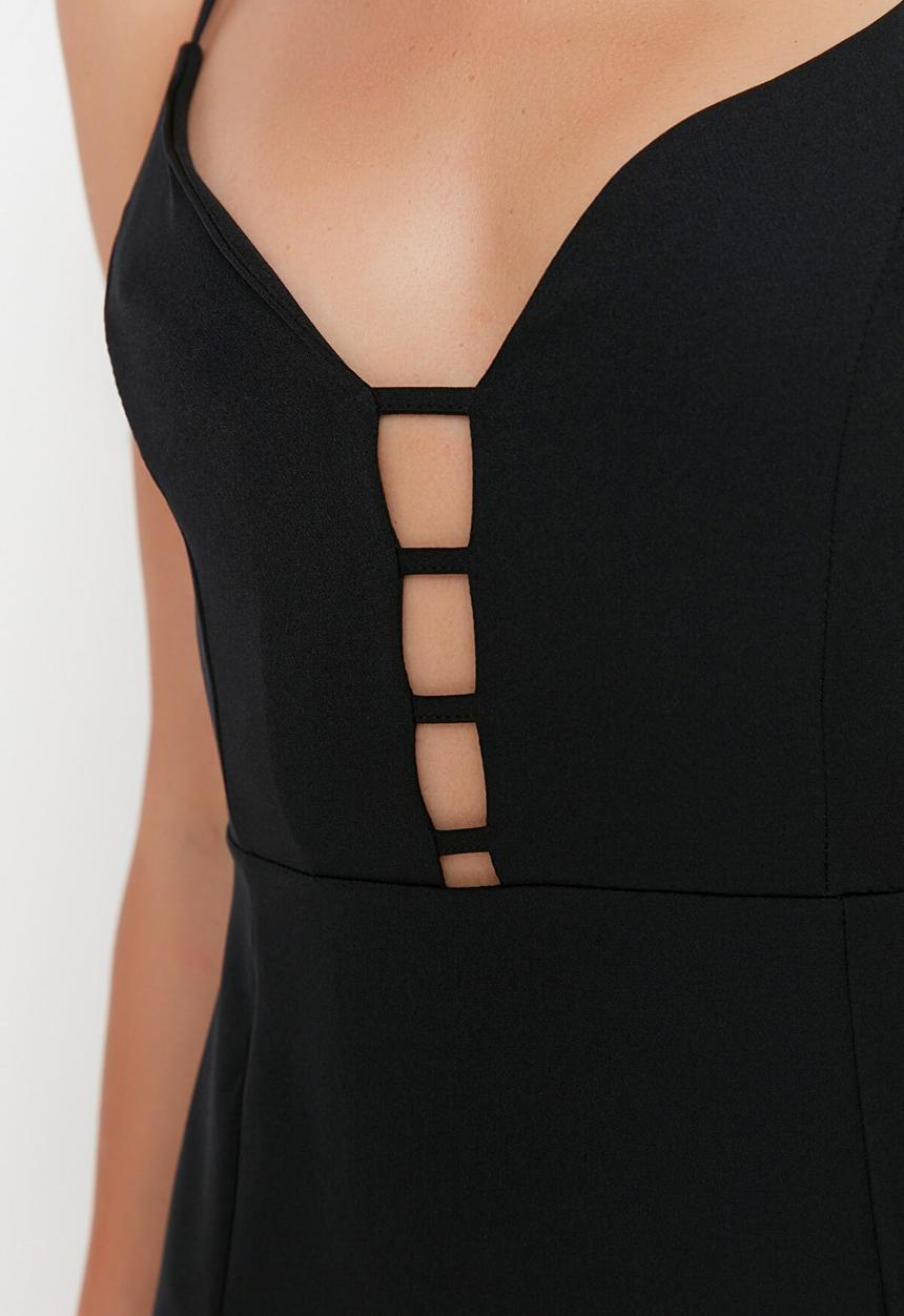 Trendyol - Cut-out bodycon dress - black