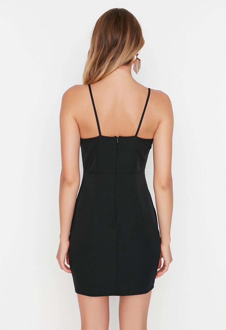 Trendyol - Cut-out bodycon dress - black
