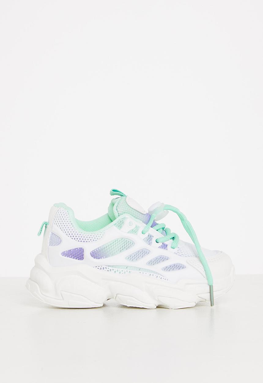 Pop Candy - Girls chunky sneaker - white & blue
