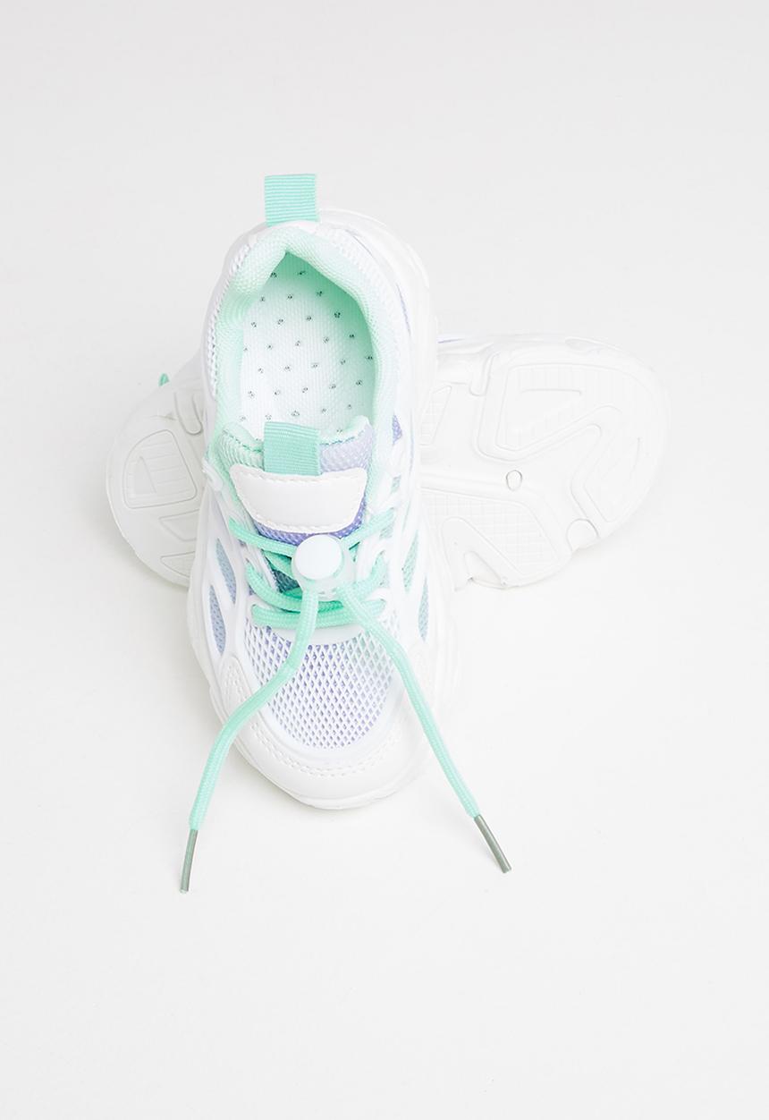 Pop Candy - Girls chunky sneaker - white & blue