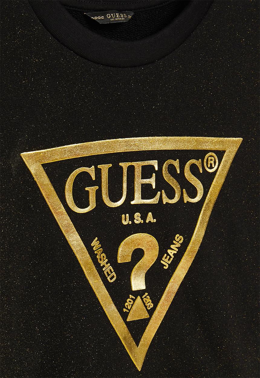 GUESS - Kids long sleeve active top - black