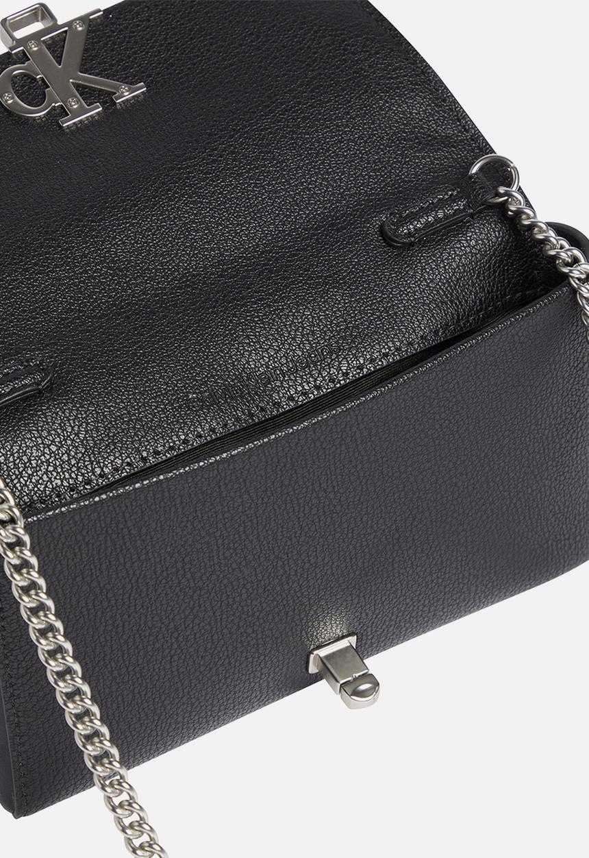 Calvin Klein - Minimal monogram e/w phone xbody - black