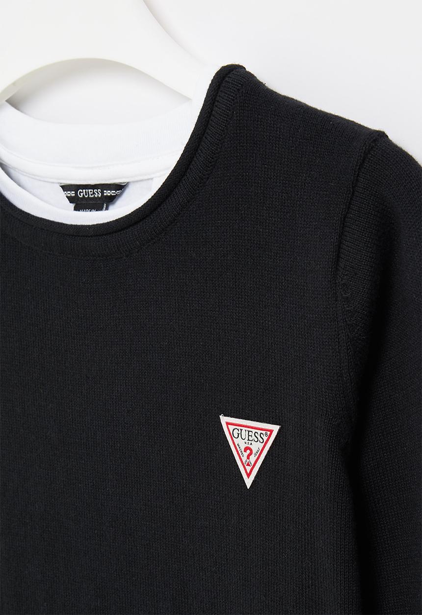GUESS - Kids long sleeve sweater - black