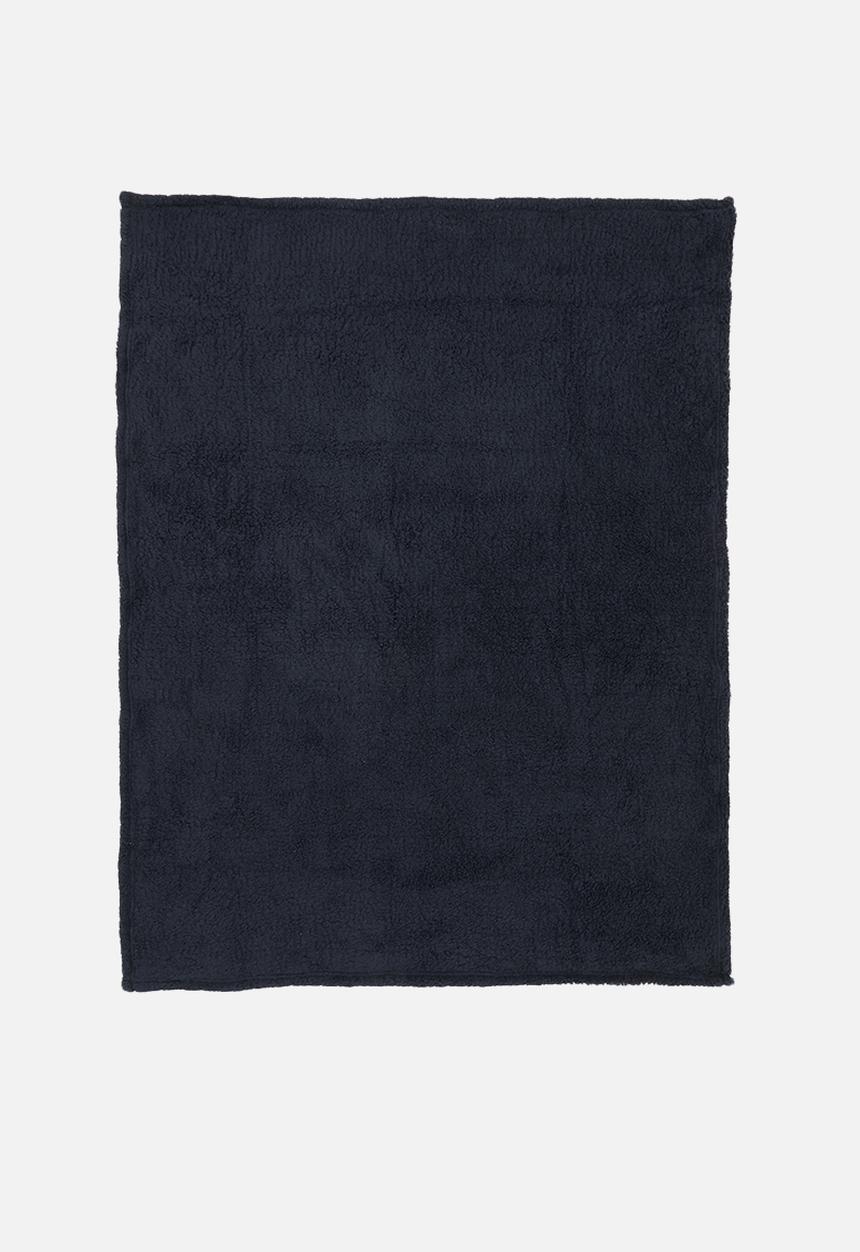 Linen House - Teddy throw - navy