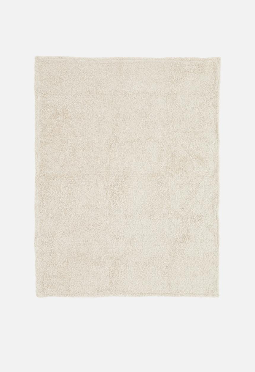 Linen House - Teddy throw - natural