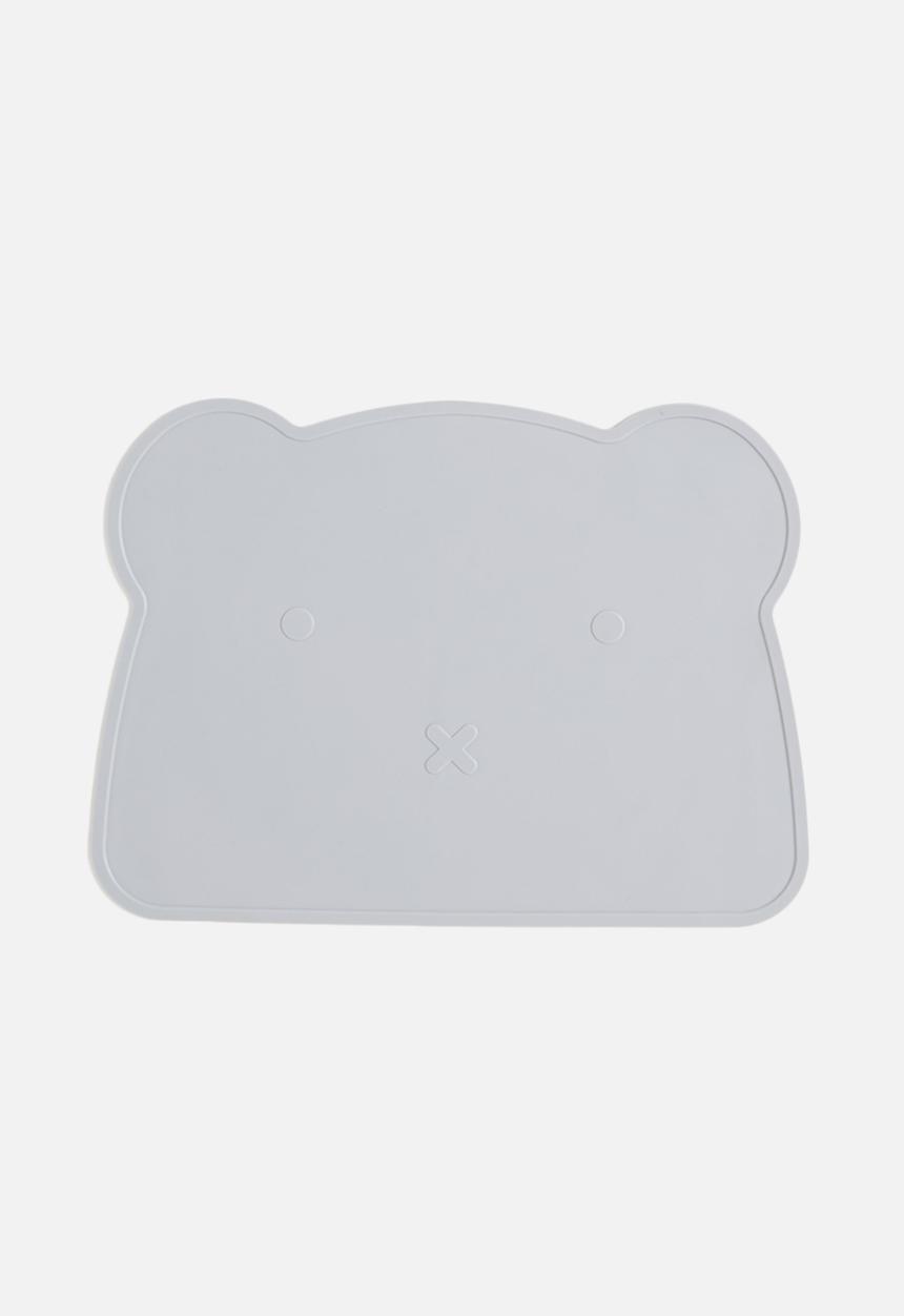 Fine Living - Silicone teddy placemat - light grey