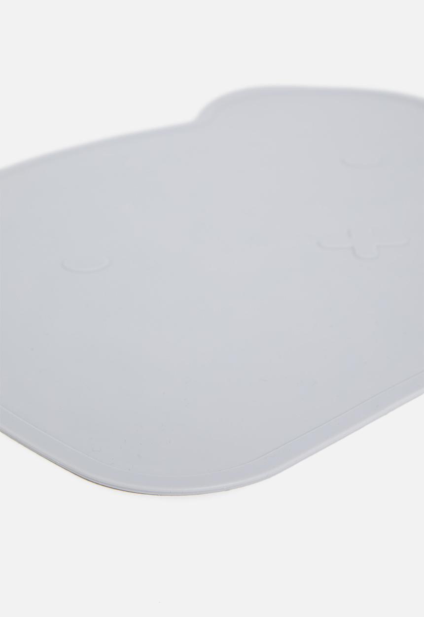 Fine Living - Silicone teddy placemat - light grey
