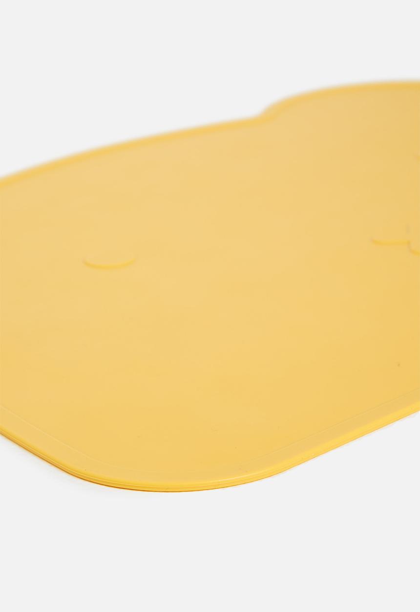 Fine Living - Silicone teddy placemat - mustard