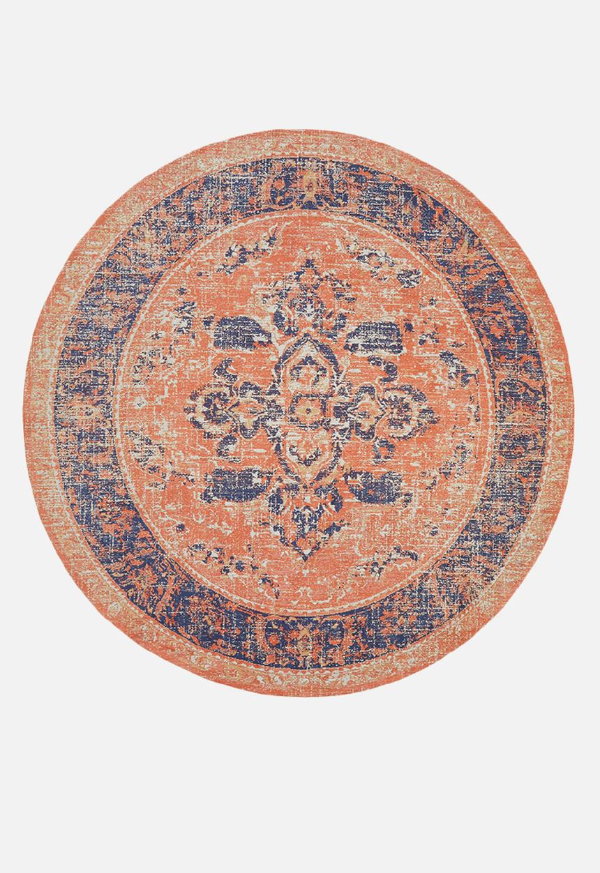Hertex Fabrics - Heritage round rug - auburn