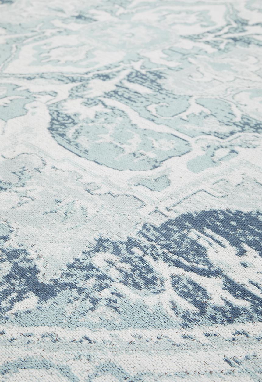 Hertex Fabrics - Heritage round rug - bluestone
