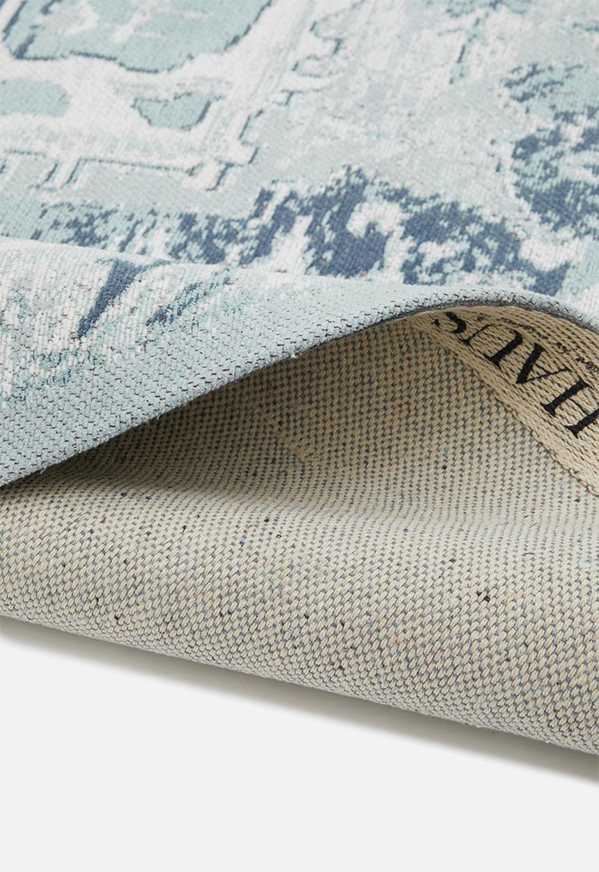 Hertex Fabrics - Heritage round rug - bluestone