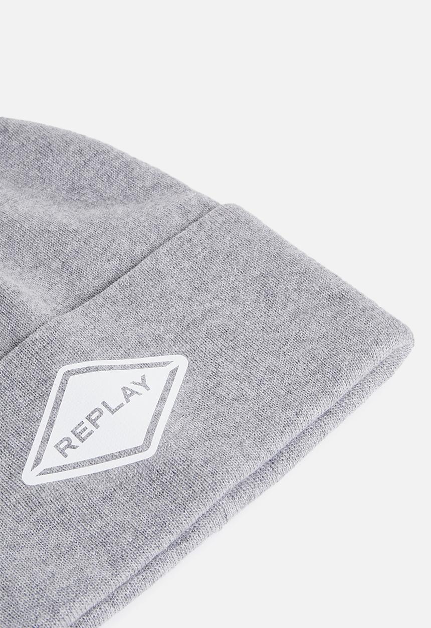 Replay - Triangle beanie - grey