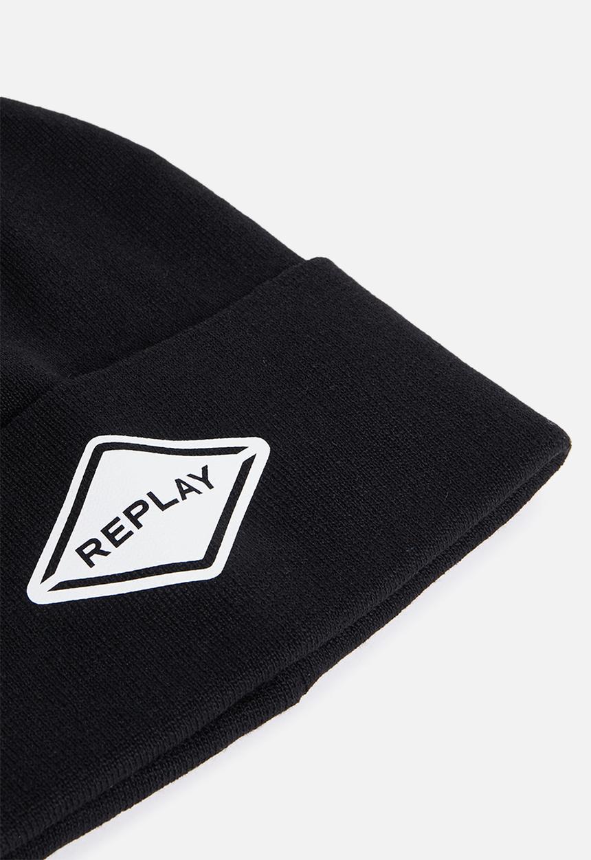 Replay - Tringle beanie - black
