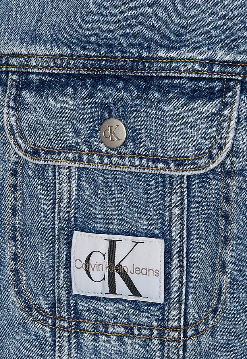 Calvin Klein - Regular 90s denim jacket - light blue