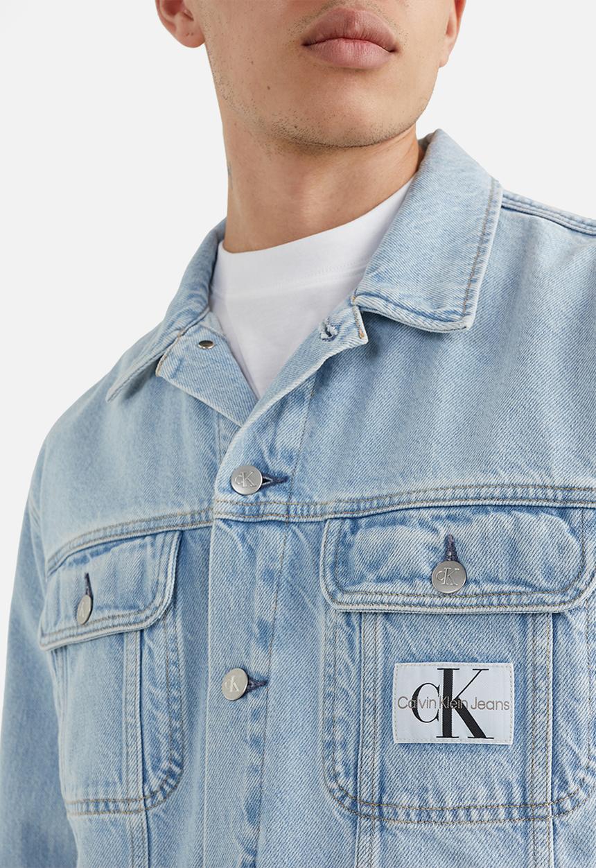 Calvin Klein - Regular 90s denim jacket - light blue 