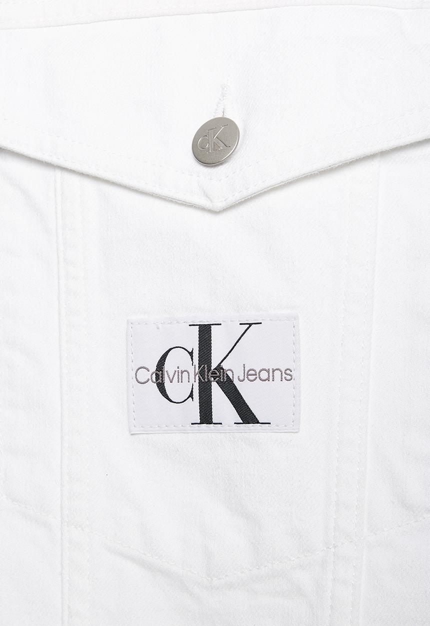 Calvin Klein - Extreme oversized denim jacket - white