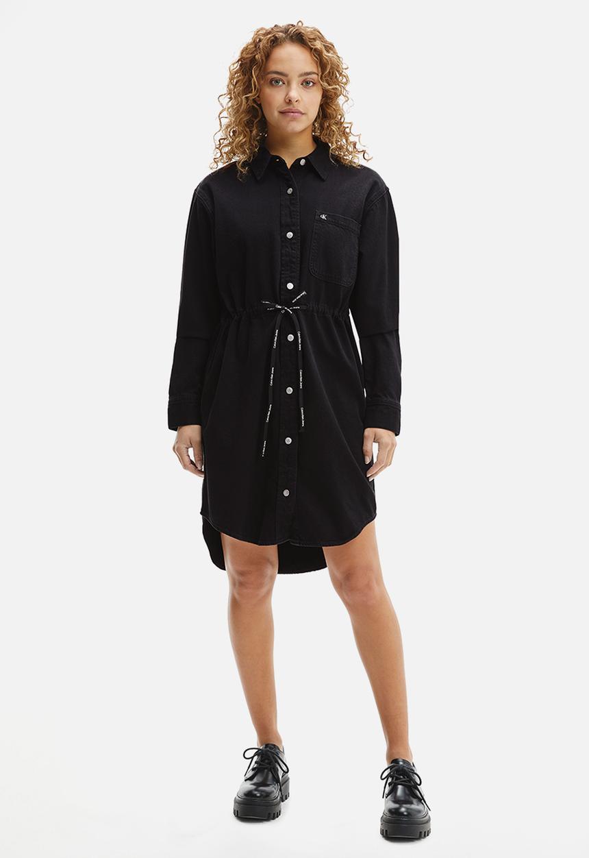 Calvin Klein - Dad shirt dress - denim black