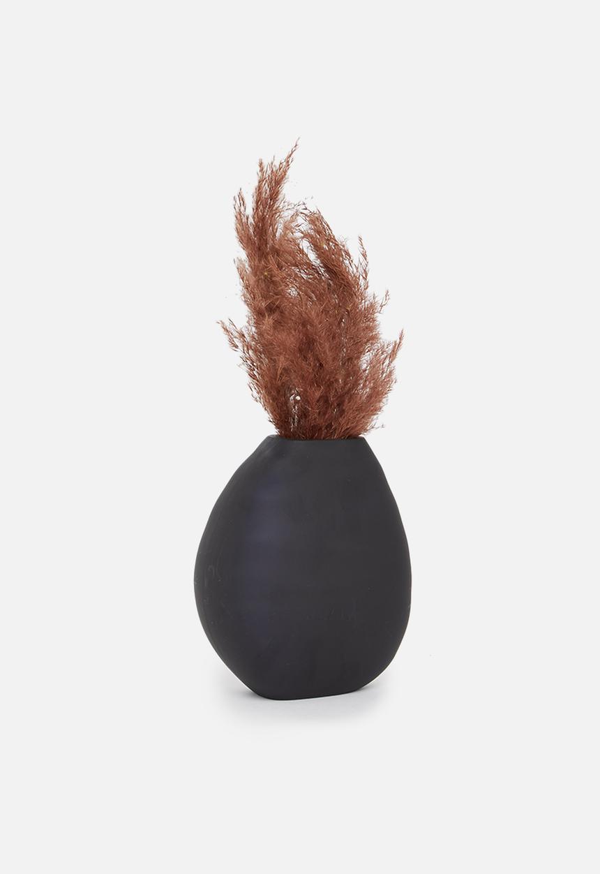 Hertex Haus - Stone vase medium - midnight
