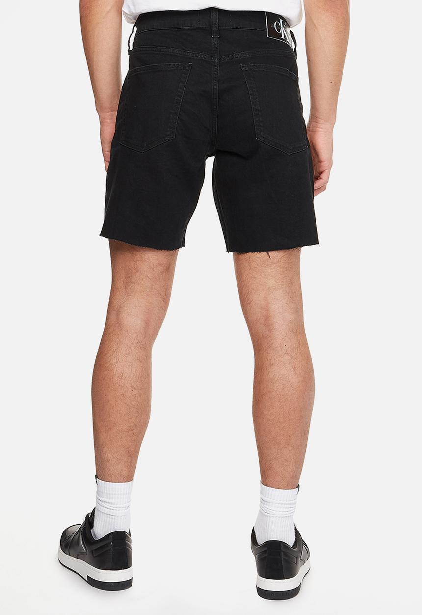 Calvin Klein - Mid thigh short - denim black