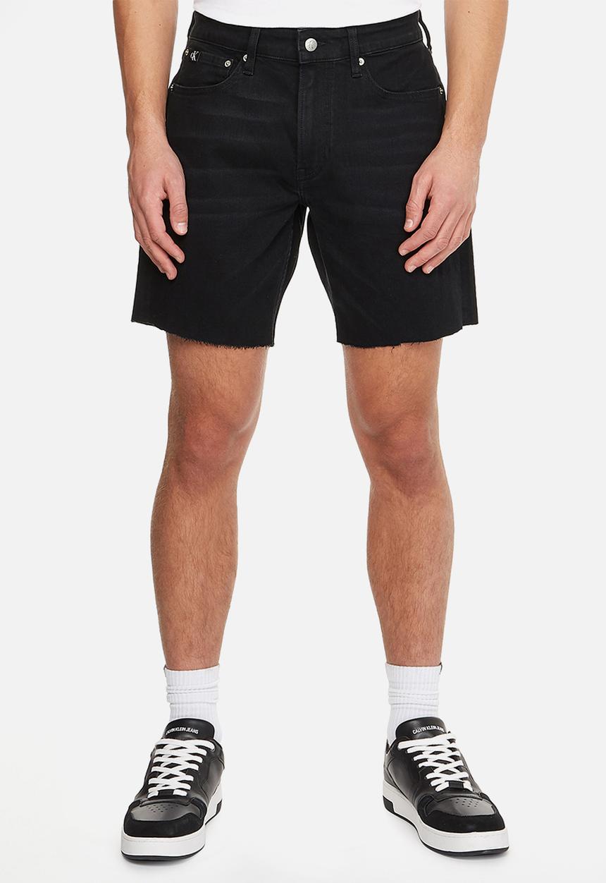 Calvin Klein - Mid thigh short - denim black