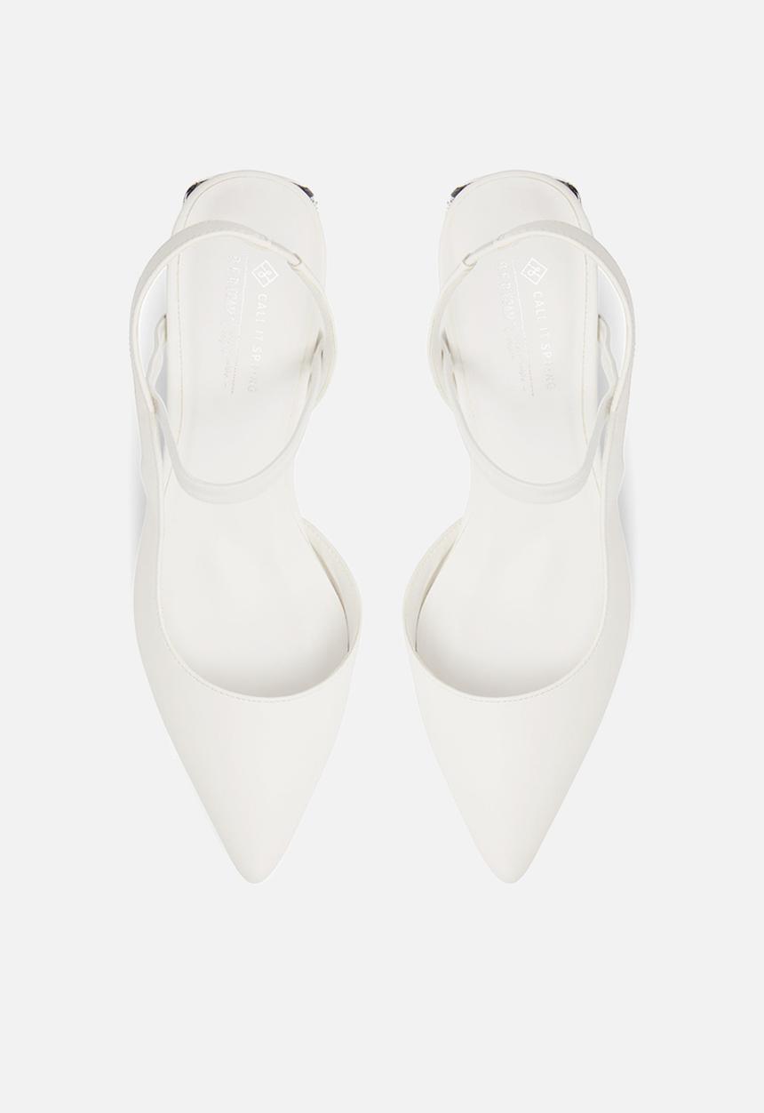 Call It Spring - Yris court heel - white