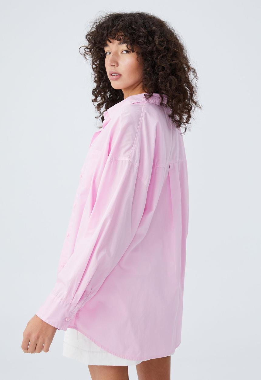 Cotton On - Dad shirt - smokey pink