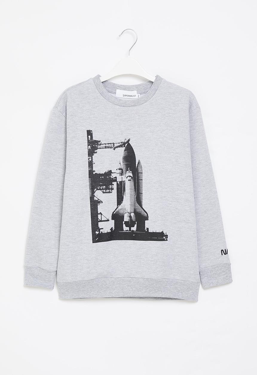 Superbalist - NASA crew graphic sweatshirt - grey