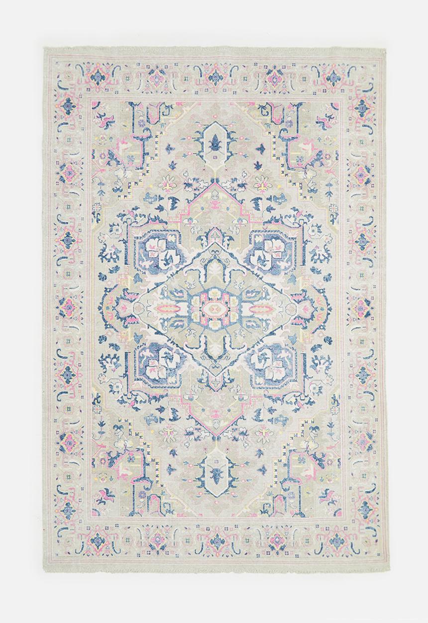 Sixth Floor - Eve printed rug - jaya pink