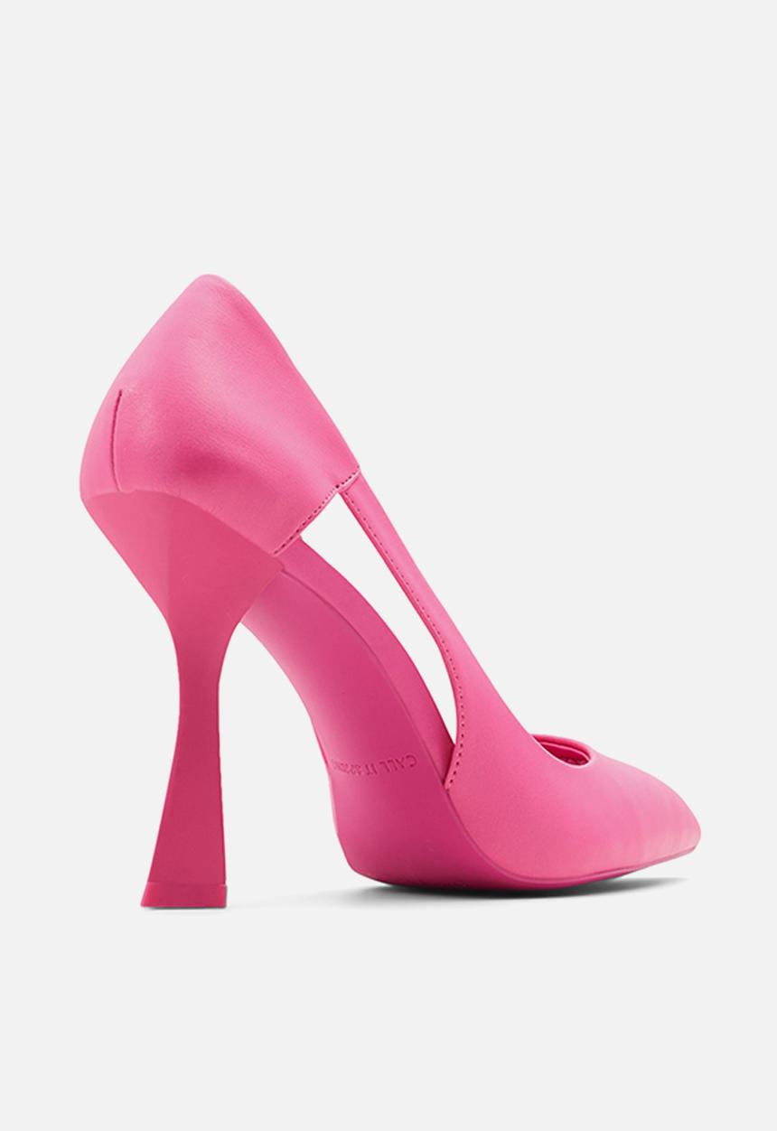 Call It Spring - Laurelle court heel - bright pink