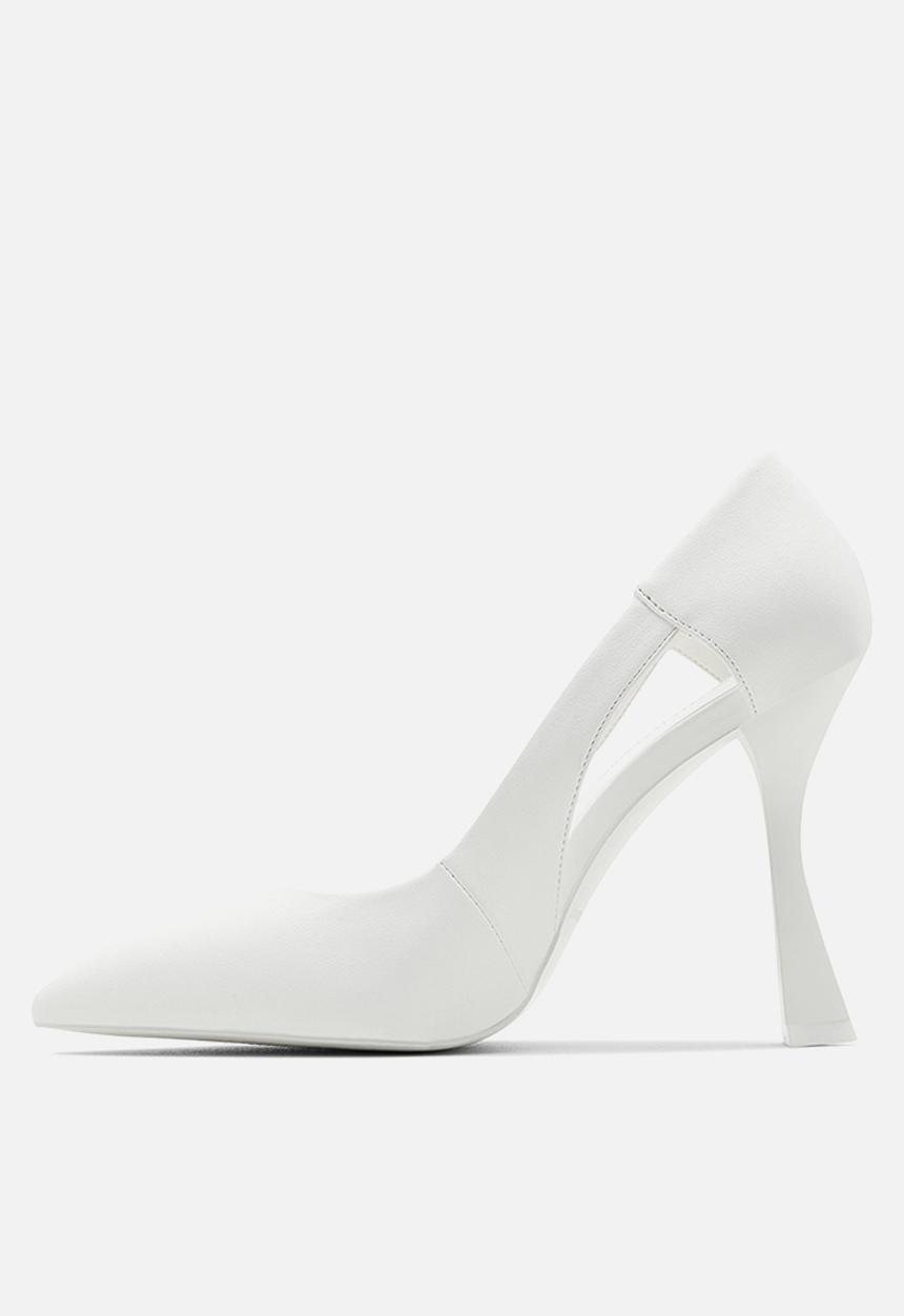 Call It Spring - Laurelle court heel - white