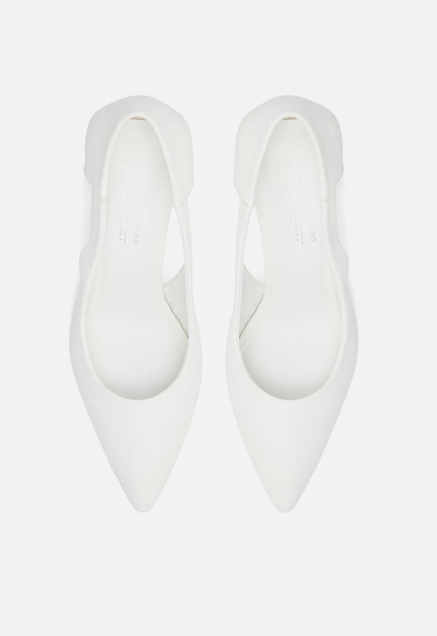 Call It Spring - Laurelle court heel - white