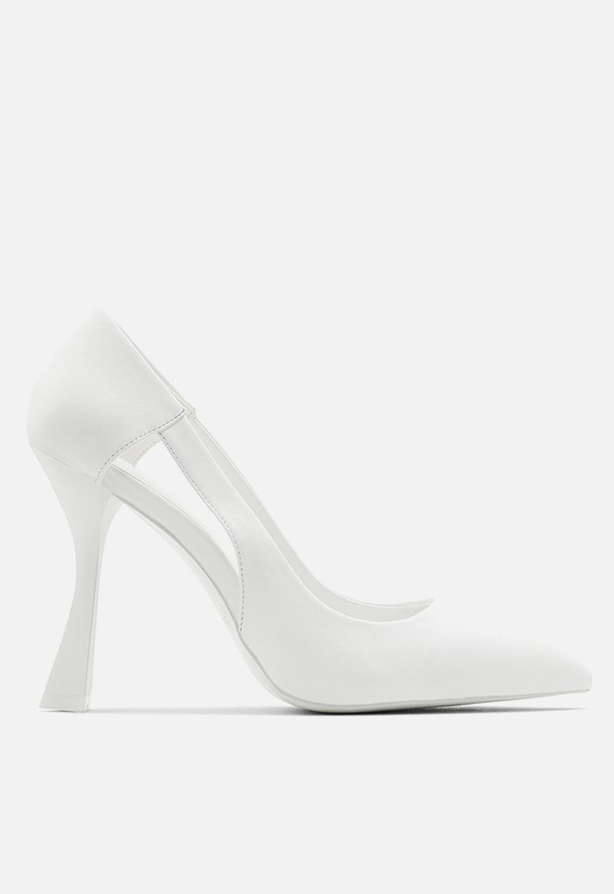 Call It Spring - Laurelle court heel - white