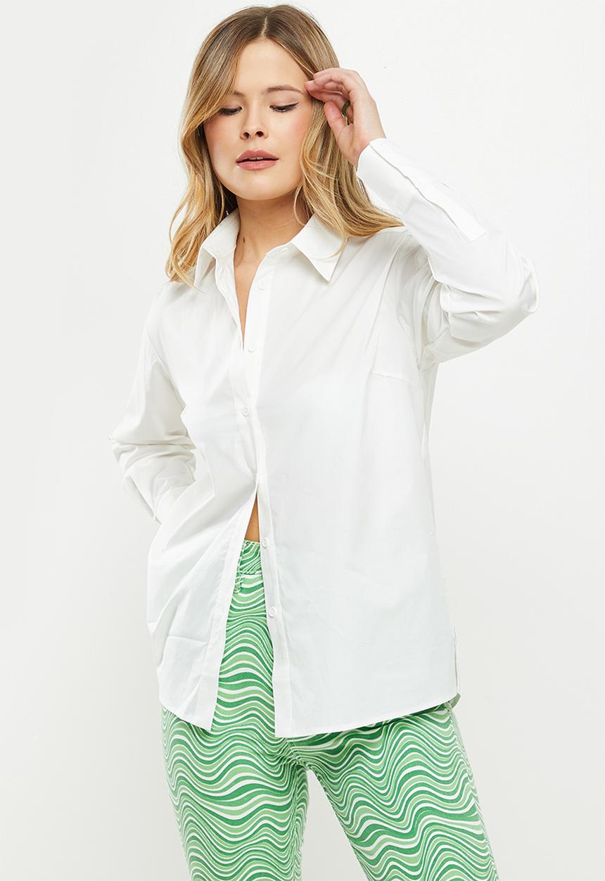Glamorous - Relaxed fit shirt - white