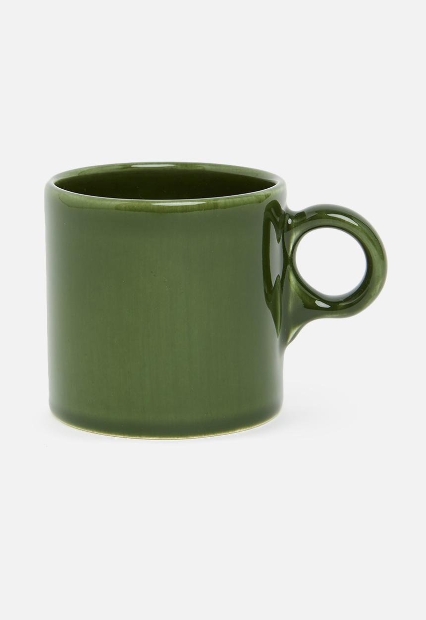 Urchin Art - Ivy mug set of 2 - dark green 