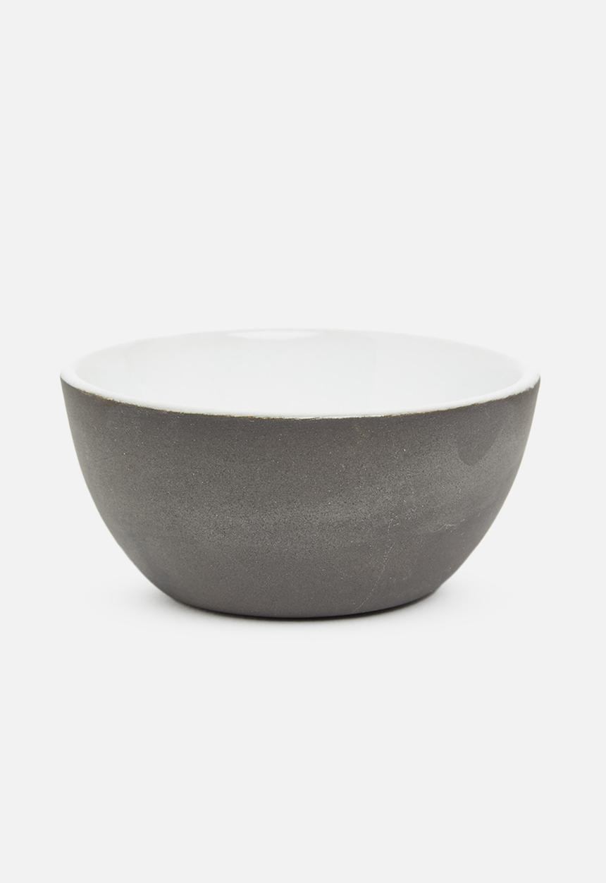 Urchin Art - Set of 2 pinch pot - black & white