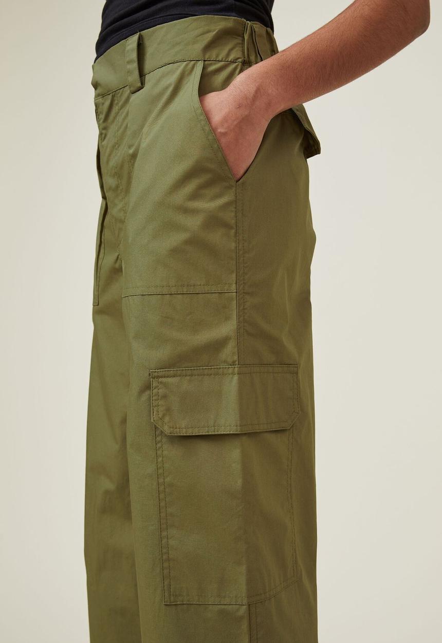 Cotton On - Scout cargo pant - khaki green