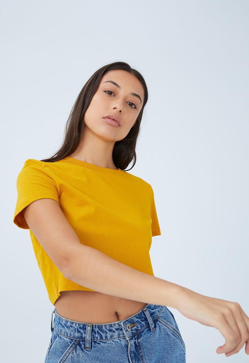 Cotton On - The baby tee - trophy gold