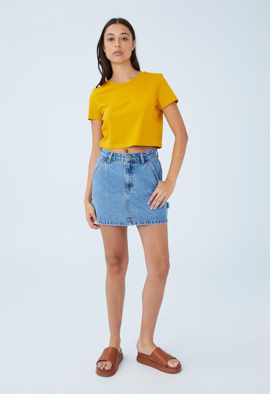 Cotton On - The baby tee - trophy gold